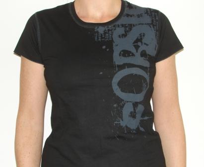 Tee-shirt femme corsica vertical - noir S