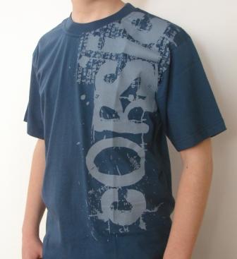 Tee shirt CORSICA vertical bleu XXL