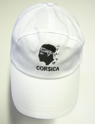 Casquette brazil tête de maure blanc