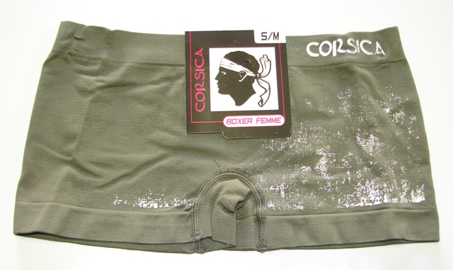 SHORTY  Femme Corse Microfibre Kaki S/M