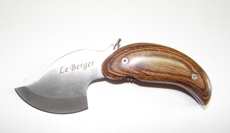 Couteau Marcassin marron