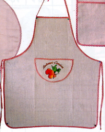 Tablier brodé gamme Arbouse