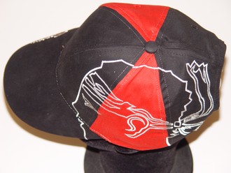 Casquette corse N°1 Rouge/Noir