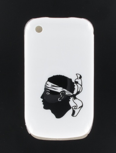 Coque Blackberry 8520-9300 Drapeau Corse