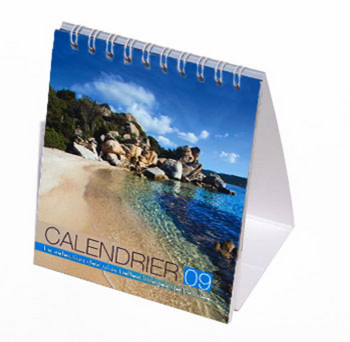 Calendrier de table 2009 illustré