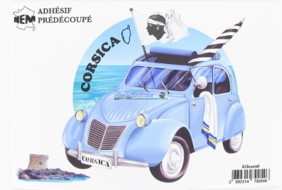 Adhésifs prédécoupés 2 CV Corsica