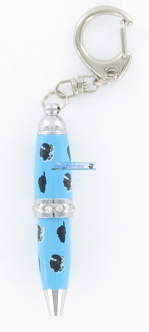 Porte clés turquoise stylo Corse
