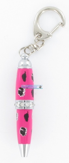 Porte clés rose stylo Corse