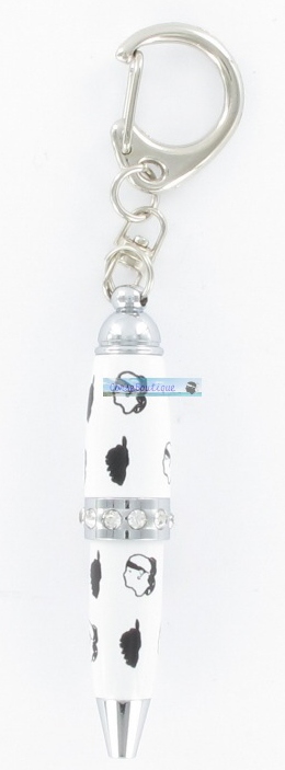 Porte clés blanc stylo Corse