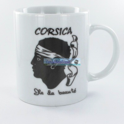 Mug tête de maure Corsica île de beauté