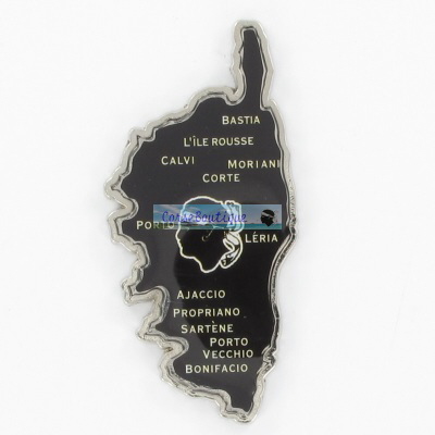Magnet Métal Carte Corse