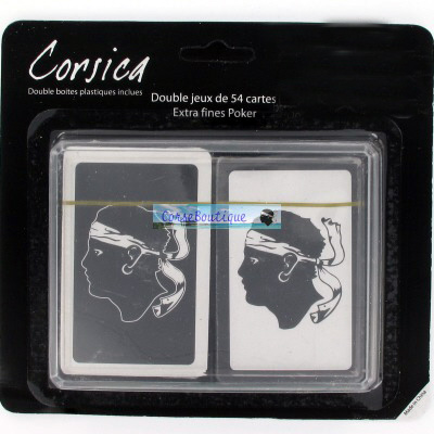 Double jeux de 54 cartes Poker