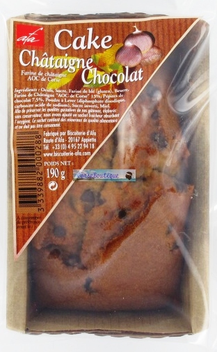 Cake Châtaigne Chocolat 190 gr Afa