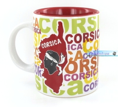 Mug Corsica intérieur rouge