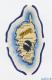 Cendrier forme carte corse