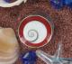 Bague Ronde GM oeil de St Lucie et resine