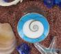 Bague Ronde GM oeil de St Lucie et Turquoise
