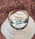 Bague oeil de ste Lucie abalone SRC101