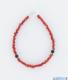 Bracelet en corail et perles noires 