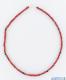 Collier en corail et perles noires 