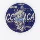 Magnet metal Corsica lie de vin