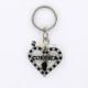 Porte clés coeur strass ile Corsica