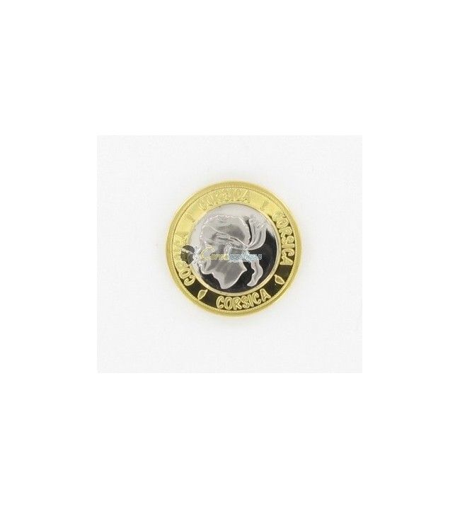   Vergoldete Insel und Mohrenkopf Sammlermünze 2.9
