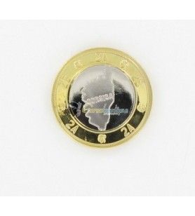   Gilded island and Moor's head collector coin 2.9
