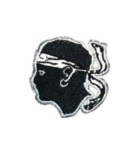   Iron-on Moor's Head embroidered patch 3