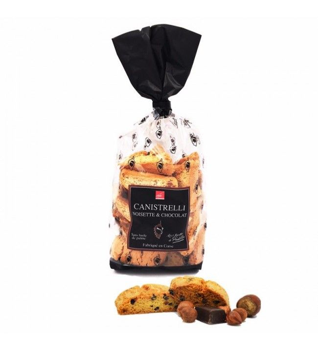 Canistrelli petites Corses Noisettes Chocolat - 250g 3.9 Canistrelli petites Corses Noisettes Chocolat - 250g 3.9