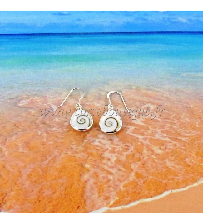   Silberne Ohrringe mit St. Lucia Augentropfen 13.9