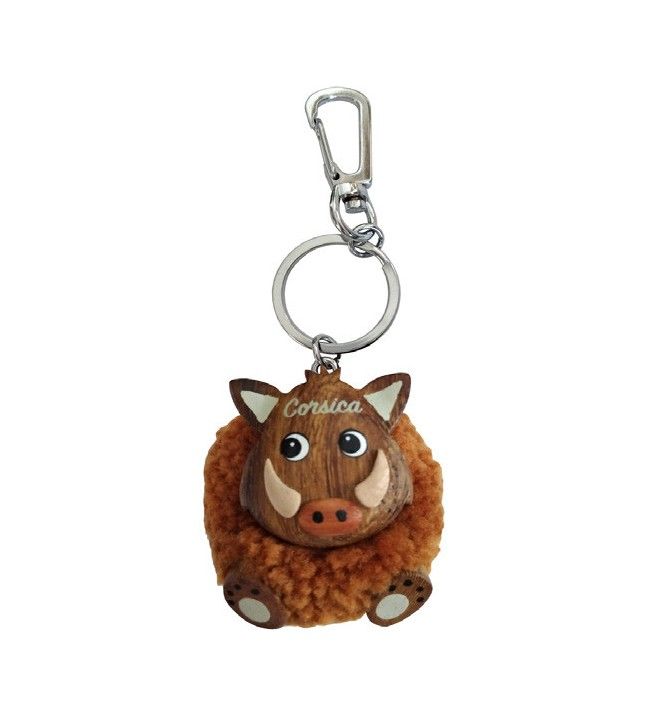   Porte clés sanglier en peluche 4