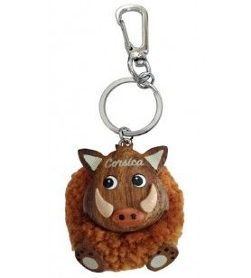   Plush boar key ring 4