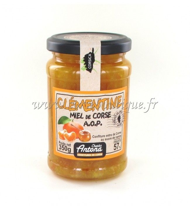   Confiture de clémentine au miel de Corse A.O.P - 350g 4.8