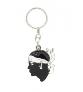   Metal key ring with Moor's head cut out 4.7