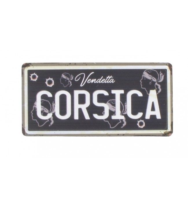   Magnet license plate Corsica Vendetta 4