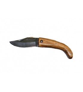  Korsisches Messer Le Berger U Tempu guillochiert in Olivenholz 55