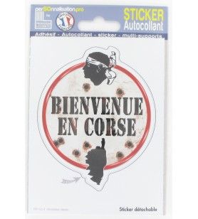   Welkom op Corsica sticker 2.9