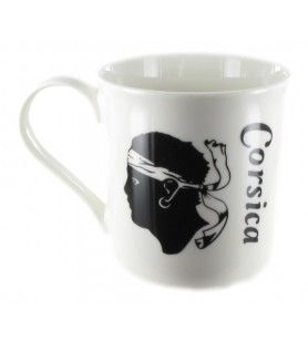   Black and white mug Corsica 5.9