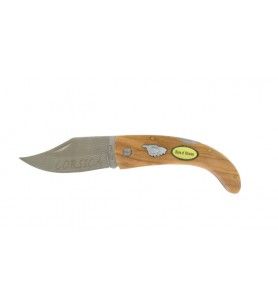   Cuchillo de pastor 18 cm mapa de Córcega con gran hoja grabada a láser 23