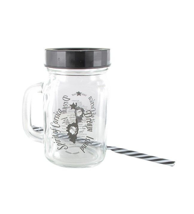   Glass mug with lid Corsica 7.5