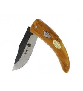   Olive Wood Knife 21Cm Carbon Blade 29.5