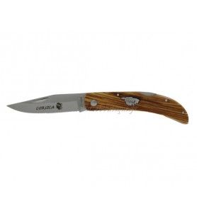   Corsican knife Wood 20,5 Cm Corsica map and Wild boar 16