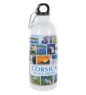  DESJOBERT Botella metálica Corsica Treasure Island + Mosquetón 9.9