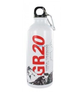  DESJOBERT GR 20 Metall-Wasserflasche + Karabiner 9.9