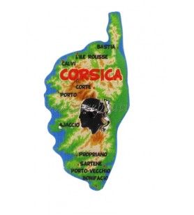   Corsica hars reliëf magneet 4