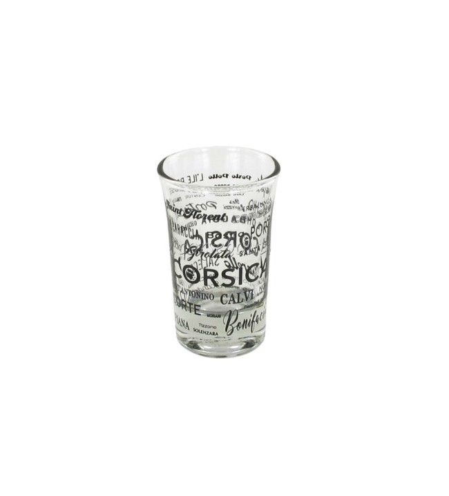   Shot glass with white background 2.9