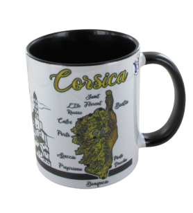   Mug inside black Corsica island of beauty 5