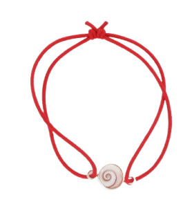  Bracelet élastique et œil de sainte Lucie de méditerranée rond 9.5