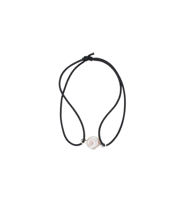   Bracelet élastique et œil de sainte Lucie de méditerranée rond 9.5